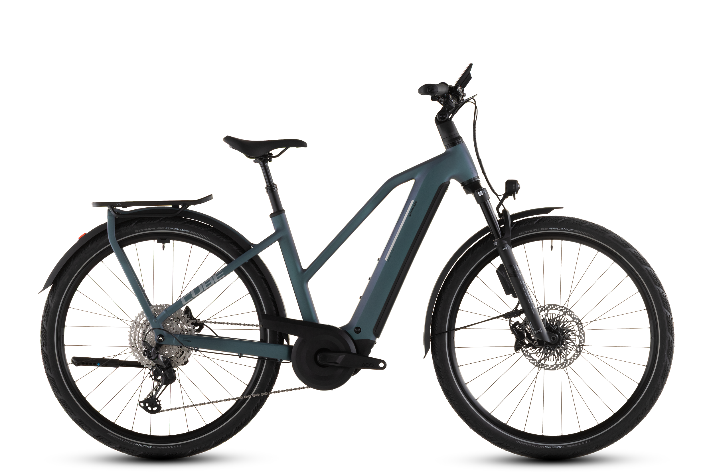 Cube Kathmandu Hybrid EXC 800 smaragdgrey´n´prism
